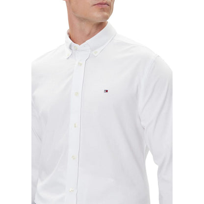 Tommy Hilfiger White Cotton Dress Shirt
