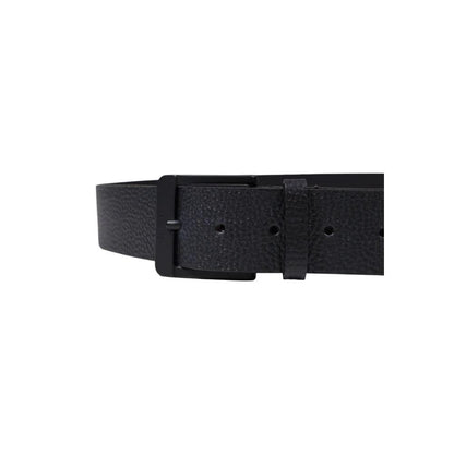 Calvin Klein Black Leather Regular Belt