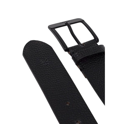 Calvin Klein Black Leather Regular Belt