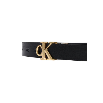 Calvin Klein Black Leather Regular Belt