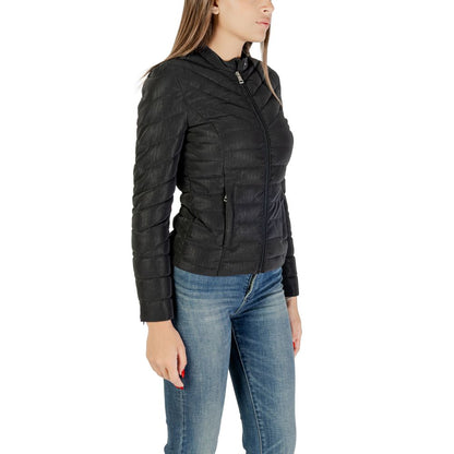 Guess Black Polyethylene Coat