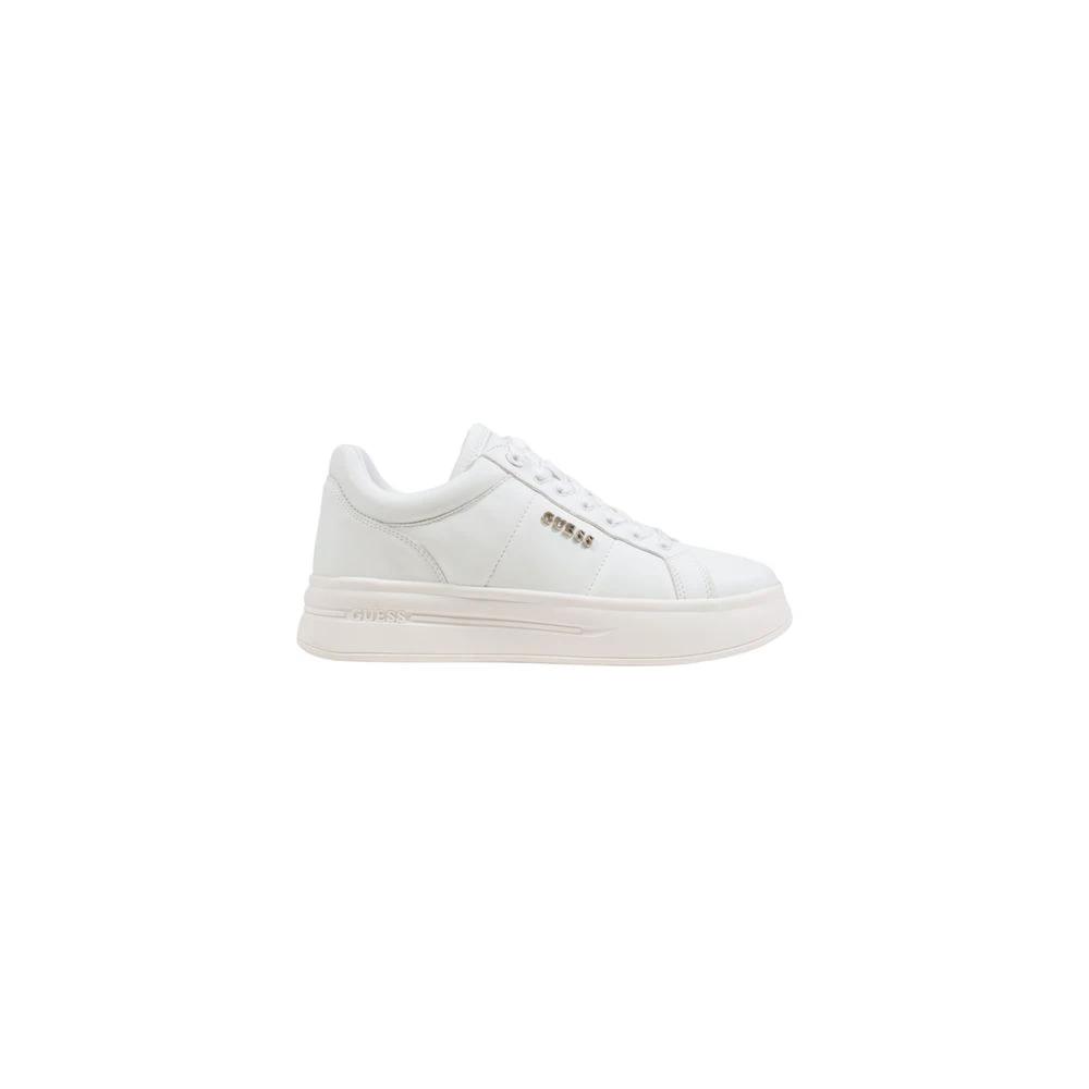 Guess White Polyethylene Platform Sneakers by Guess