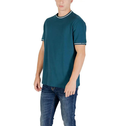 Armani Exchange Black Cotton T-Shirt by Armani Exchange