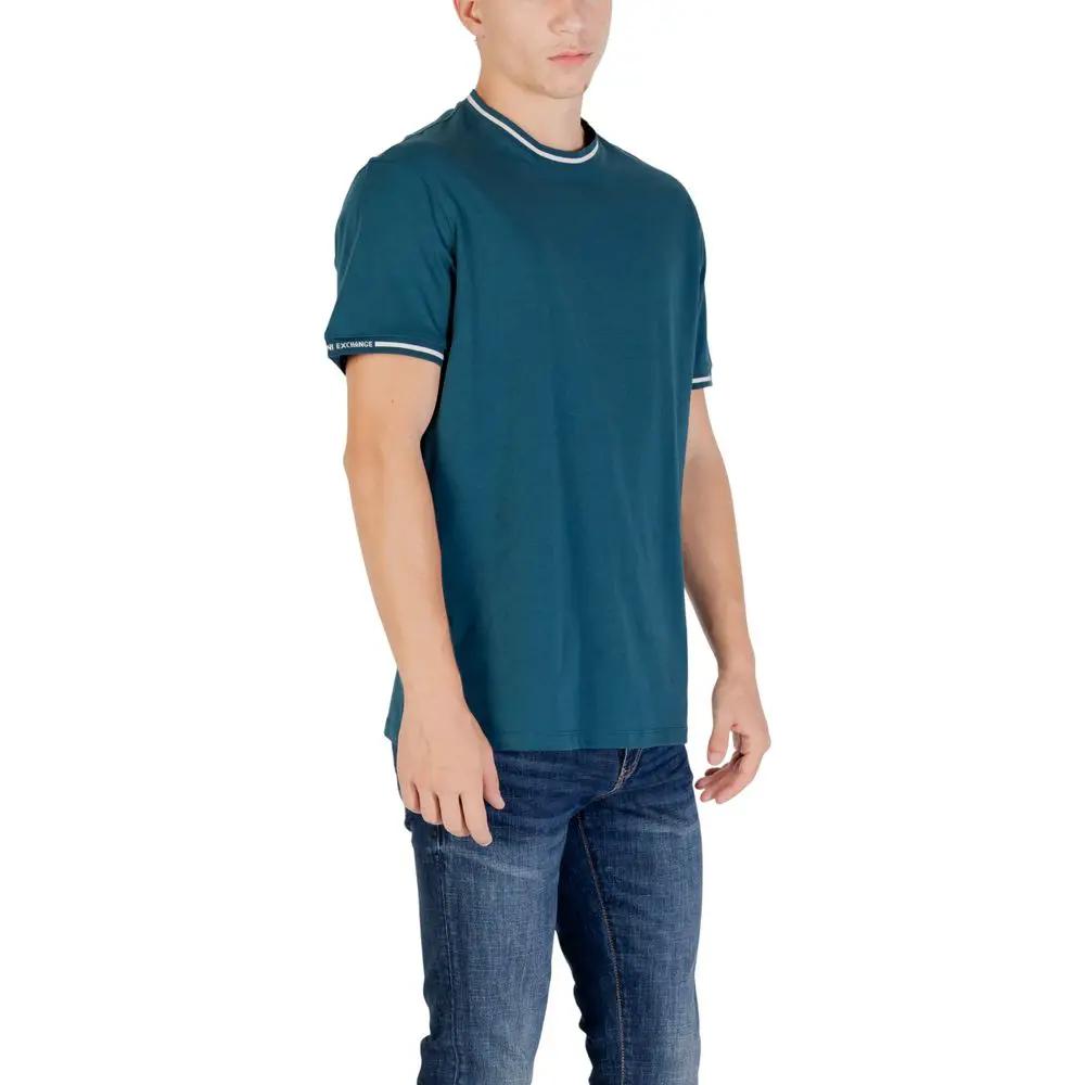 Armani Exchange Black Cotton T-Shirt by Armani Exchange