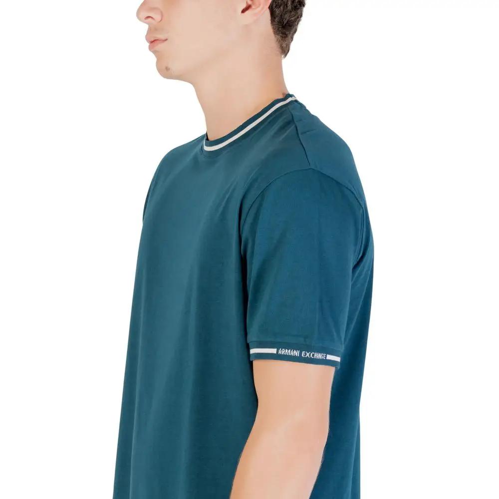 Armani Exchange Black Cotton T-Shirt by Armani Exchange