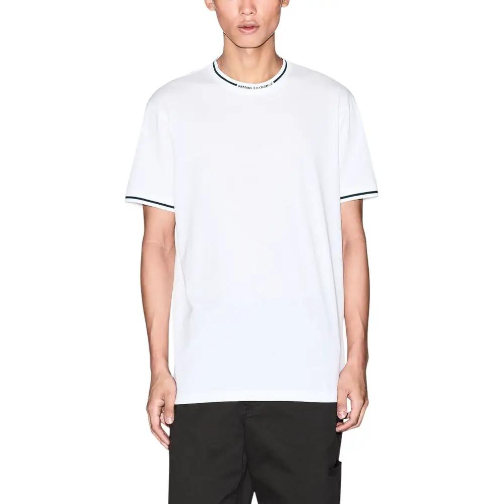 Armani Exchange White Cotton T-Shirt by Armani Exchange