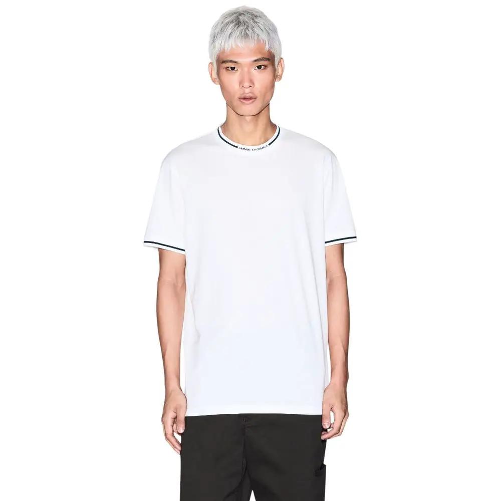 Armani Exchange White Cotton T-Shirt by Armani Exchange