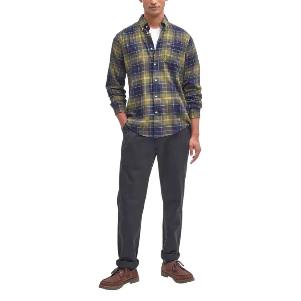 Barbour Bicolor Cotton Dress Shirt by Barbour