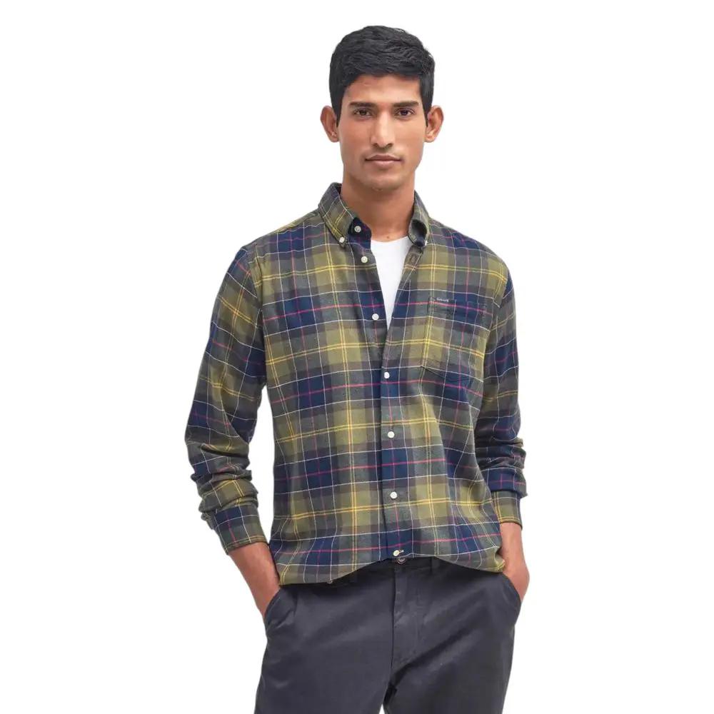 Barbour Bicolor Cotton Dress Shirt by Barbour