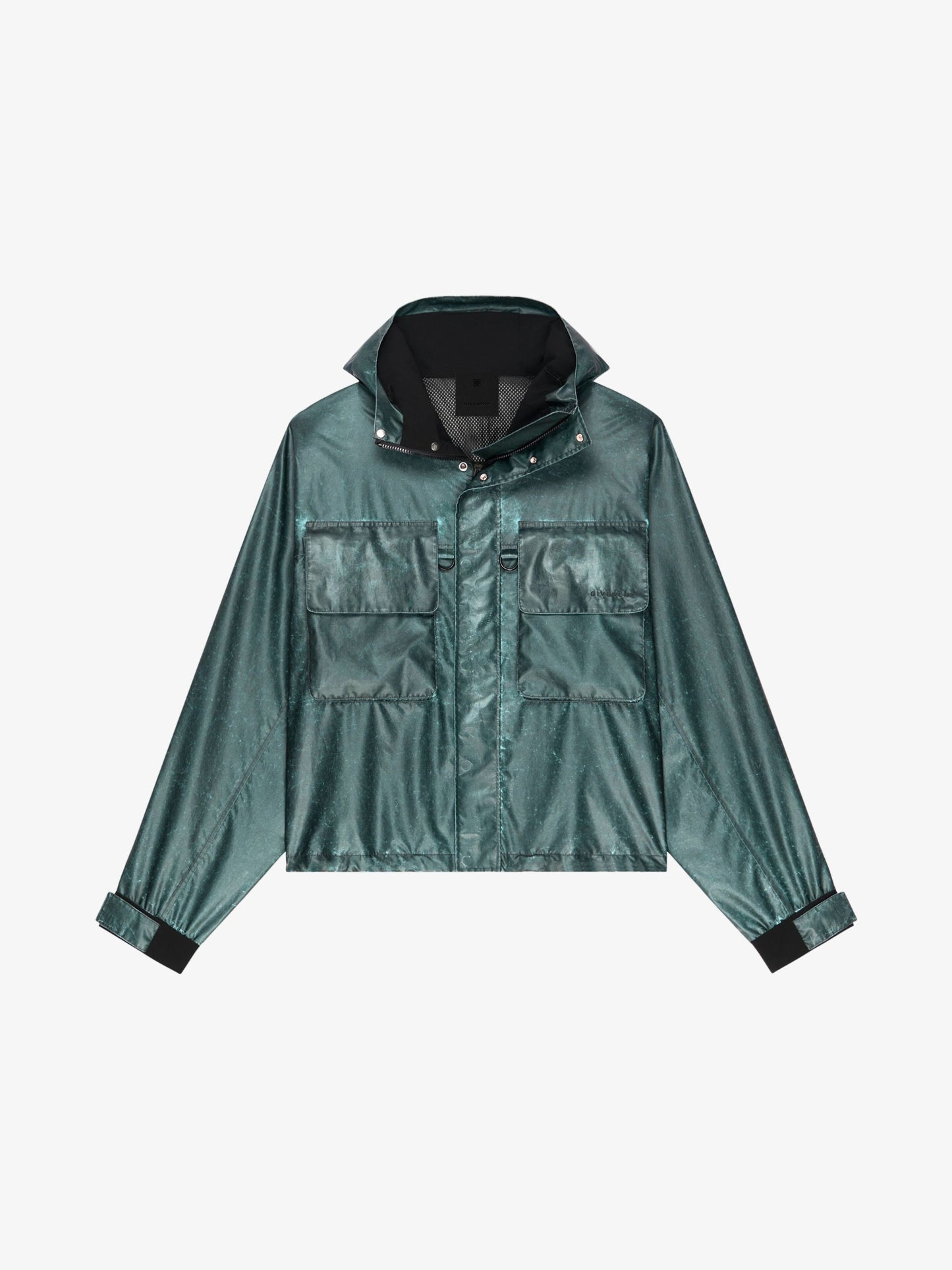 Givenchy Silver Fibres Parka