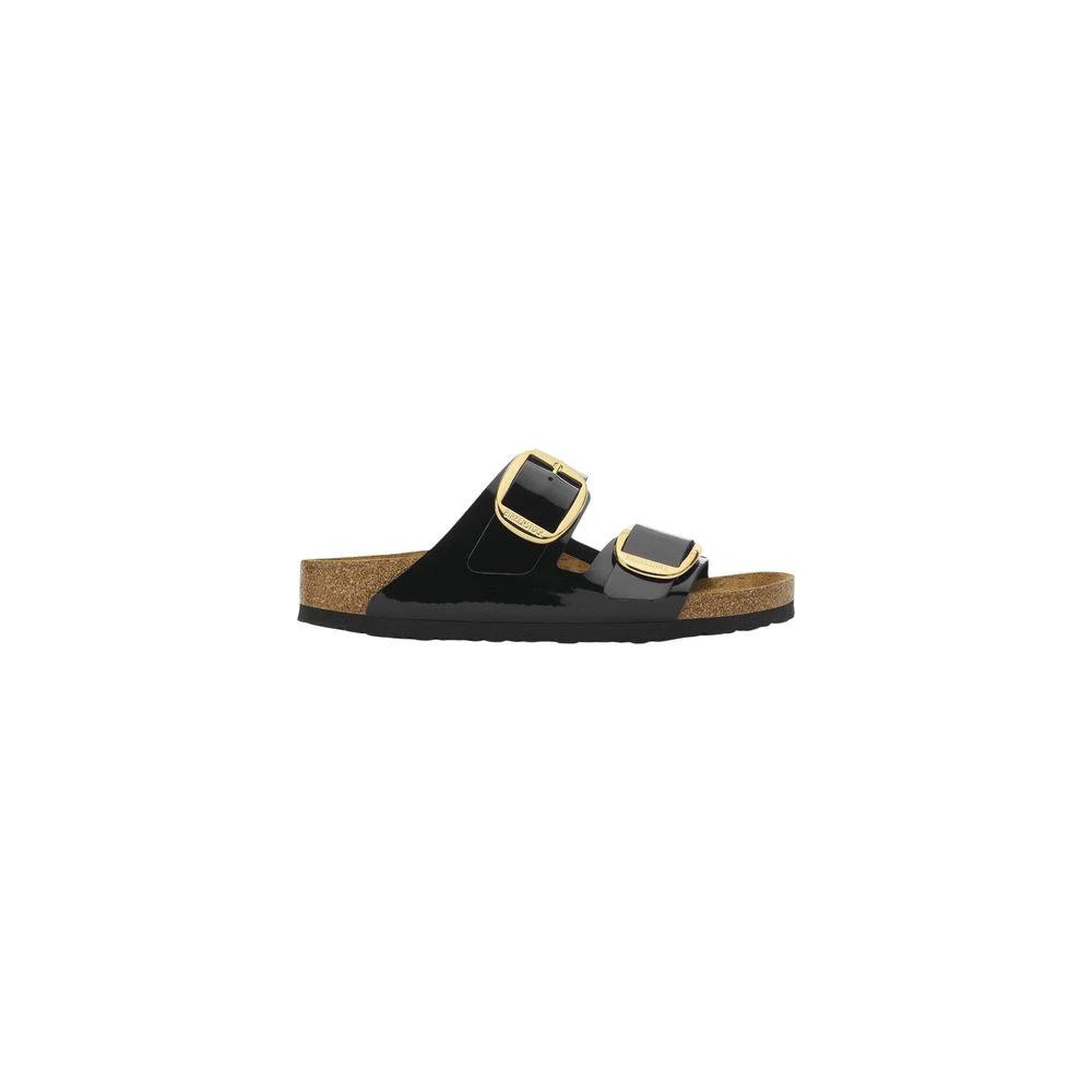 Birkenstock Black Synthetic Flat Sandals by Birkenstock