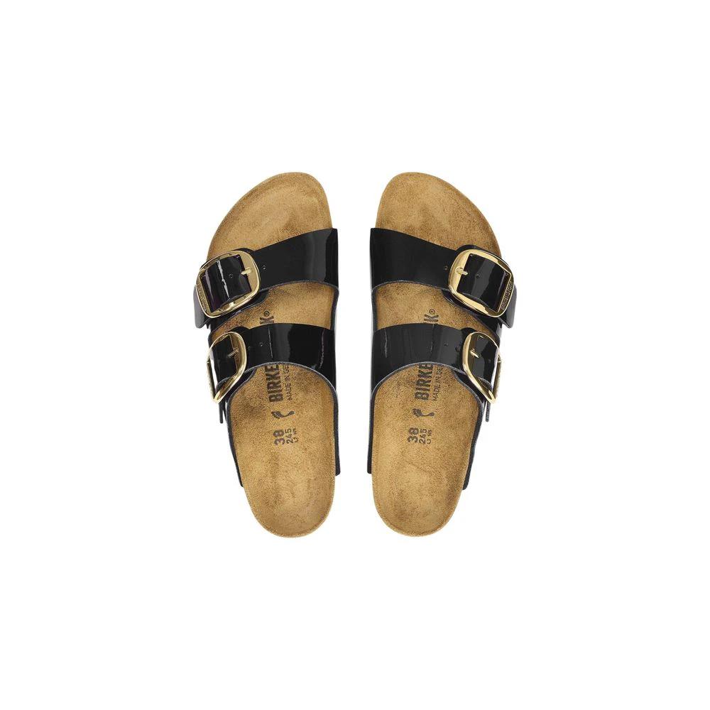Birkenstock Black Synthetic Flat Sandals by Birkenstock
