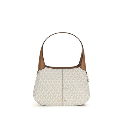 Michael Kors Beige Cotton Shoulder Bag