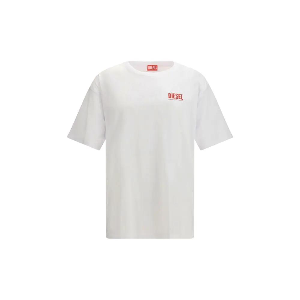 Diesel White Cotton T-Shirt by Diesel