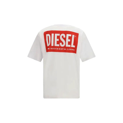 Diesel White Cotton T-Shirt by Diesel