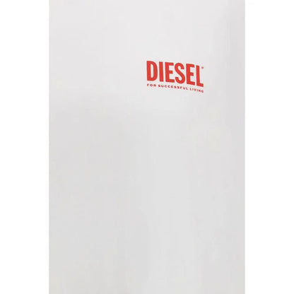 Diesel White Cotton T-Shirt by Diesel