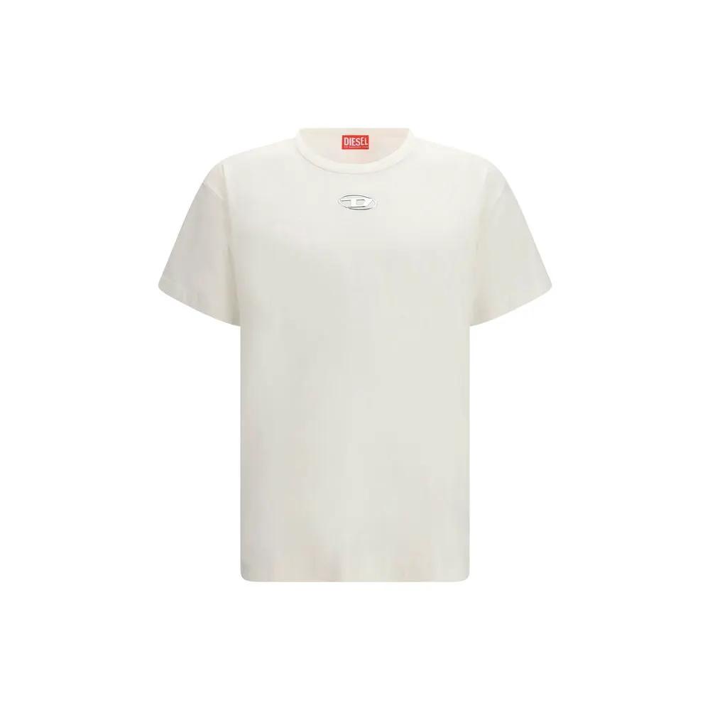 Diesel White Cotton T-Shirt by Diesel