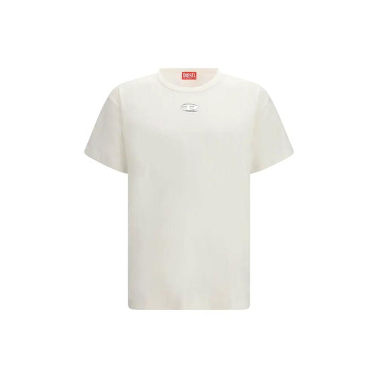 Diesel White Cotton T-Shirt by Diesel