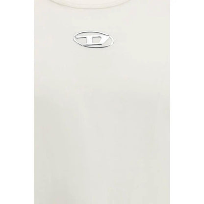Diesel White Cotton T-Shirt by Diesel