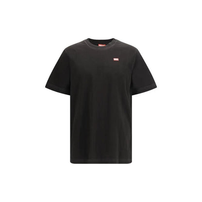 Diesel Black Cotton T-Shirt by Diesel