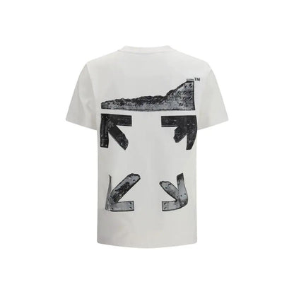 Off-White White Cotton T-Shirt by Off-White