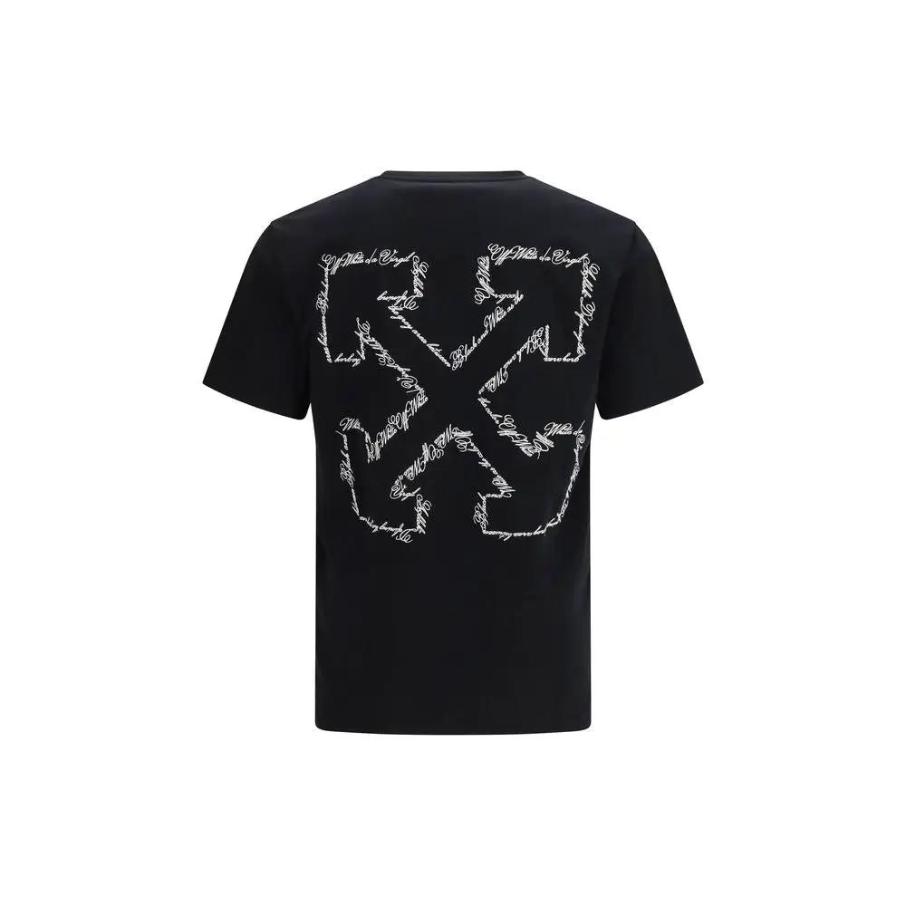 Off-White Black Cotton T-Shirt by Off-White