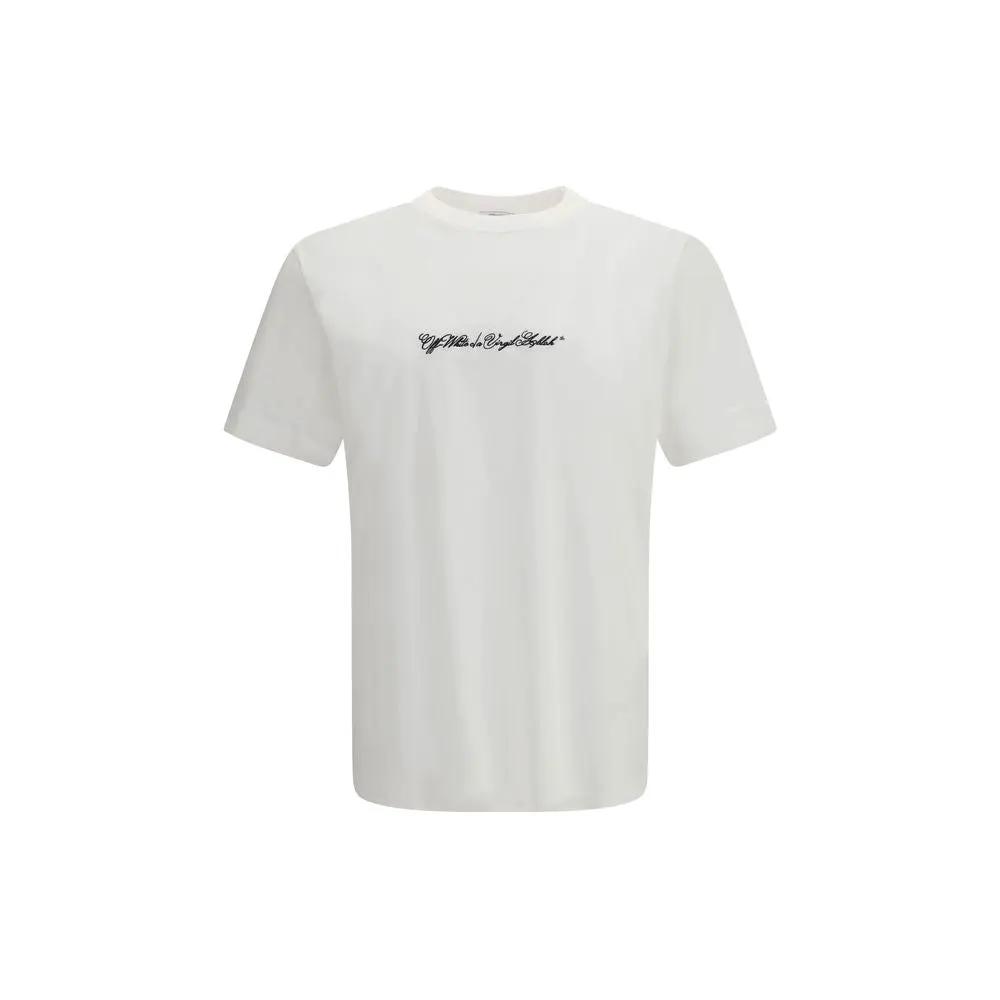 Off-White White Cotton T-Shirt by Off-White