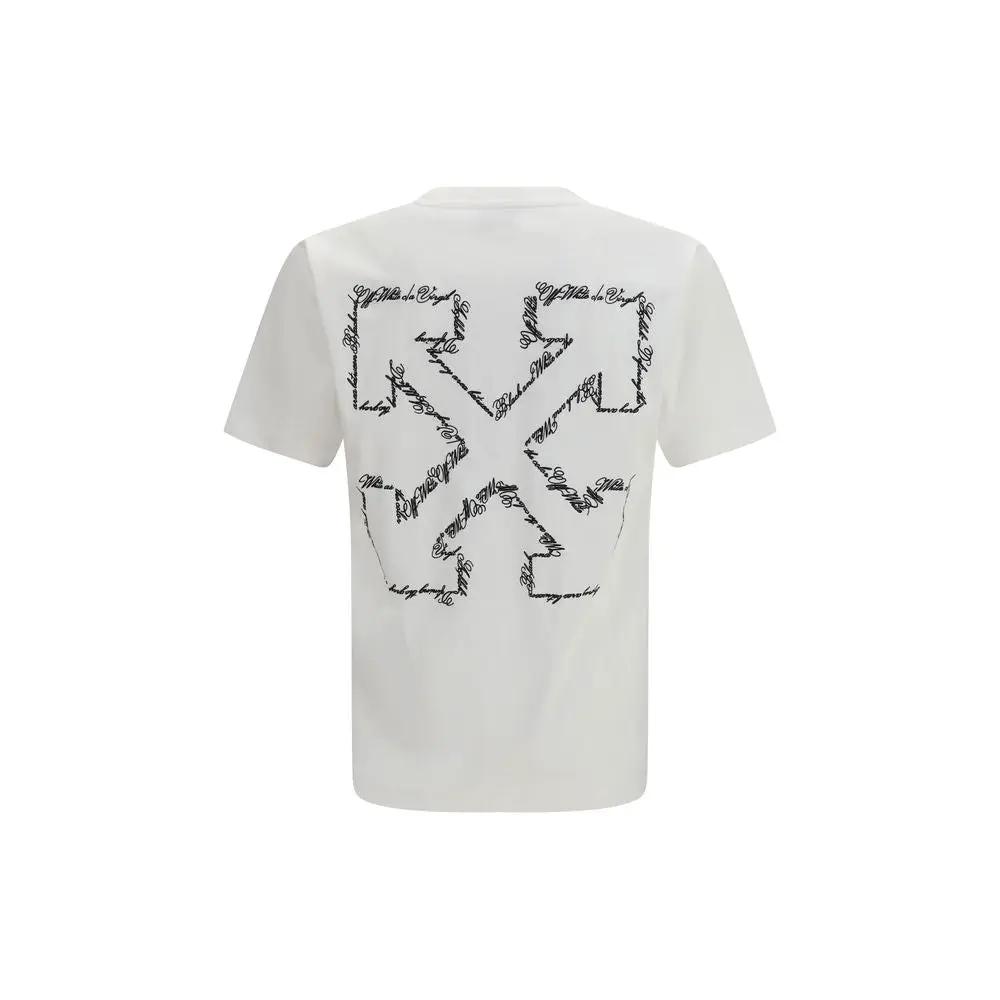 Off-White White Cotton T-Shirt by Off-White