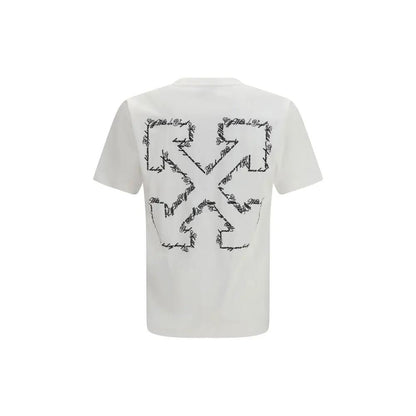 Off-White White Cotton T-Shirt by Off-White