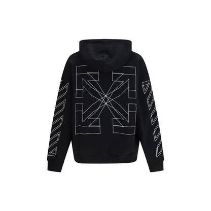 Sweat à capuche Off-White homme Big Double Arrow Skate en coton noir – OF-44MBB085S26F0060010001