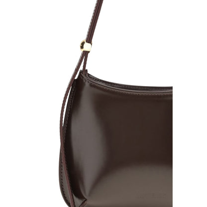 Jacquemus Brown Calf Leather Bos Taurus Shoulder Bag