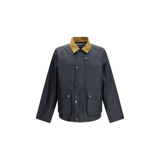 Barbour Blue Cotton Coat by Barbour