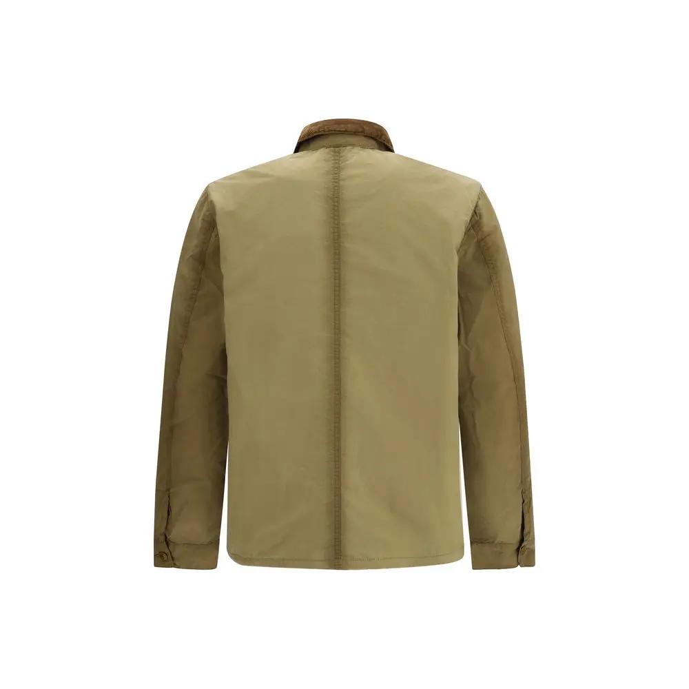 Barbour International Beige Cotton Coat by Barbour International