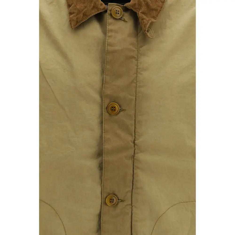 Barbour International Beige Cotton Coat by Barbour International