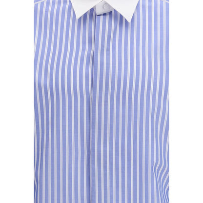 Tom Ford Blue Cotton Dress Shirt