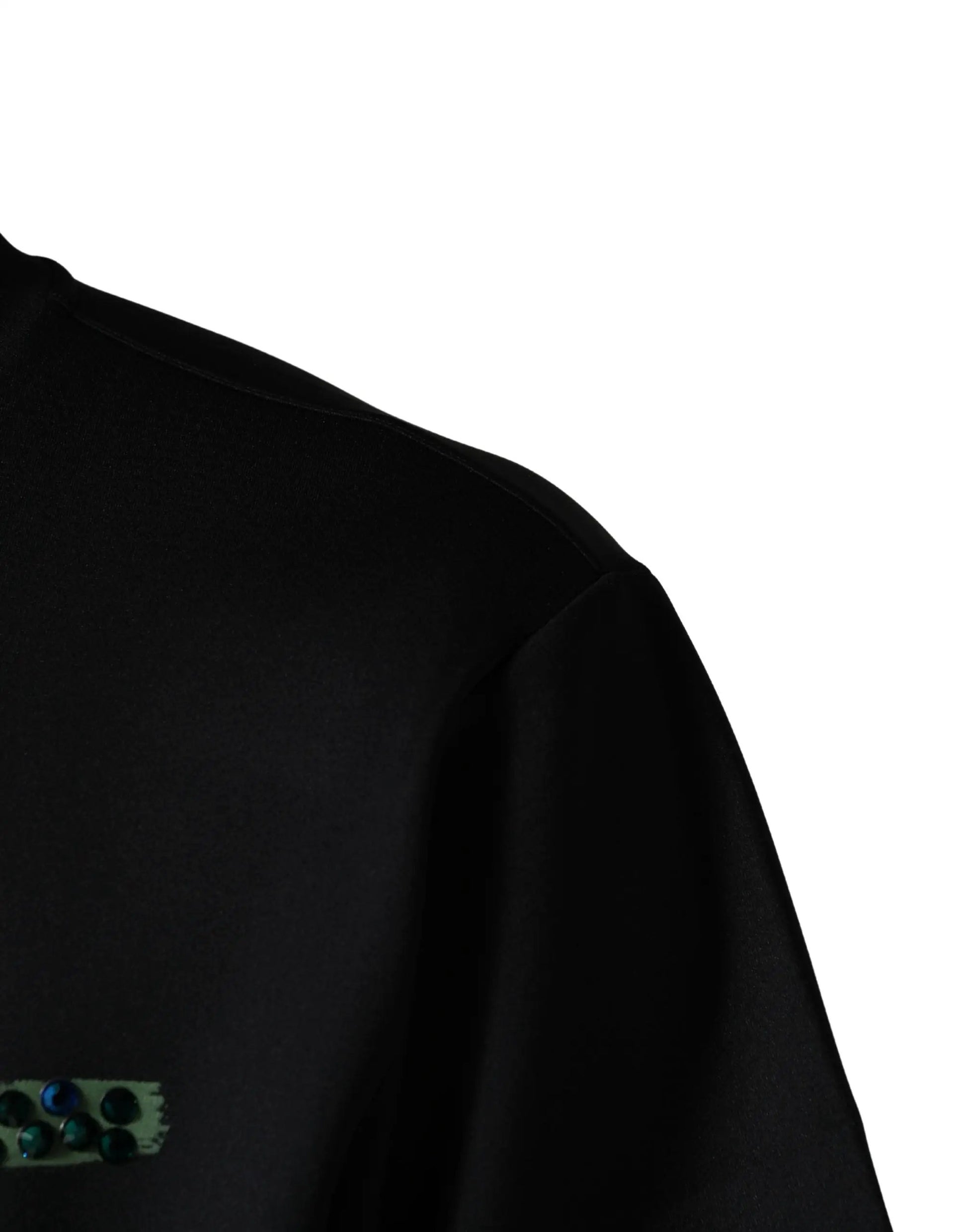 Dolce & Gabbana Black Have Fun Embellished Crew Neck T-shirt by Dolce & Gabbana