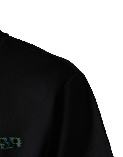 Dolce & Gabbana Black Have Fun Embellished Crew Neck T-shirt by Dolce & Gabbana
