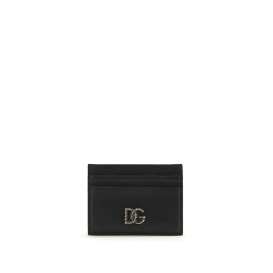 Dolce & Gabbana Black Calf Leather Bos Taurus Wallet