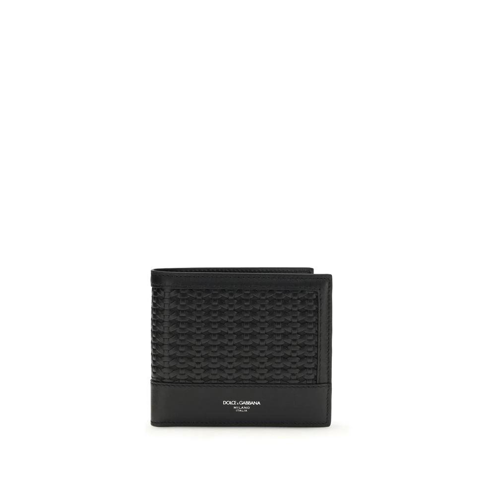 Dolce & Gabbana Black Calf Leather Bos Taurus Wallet