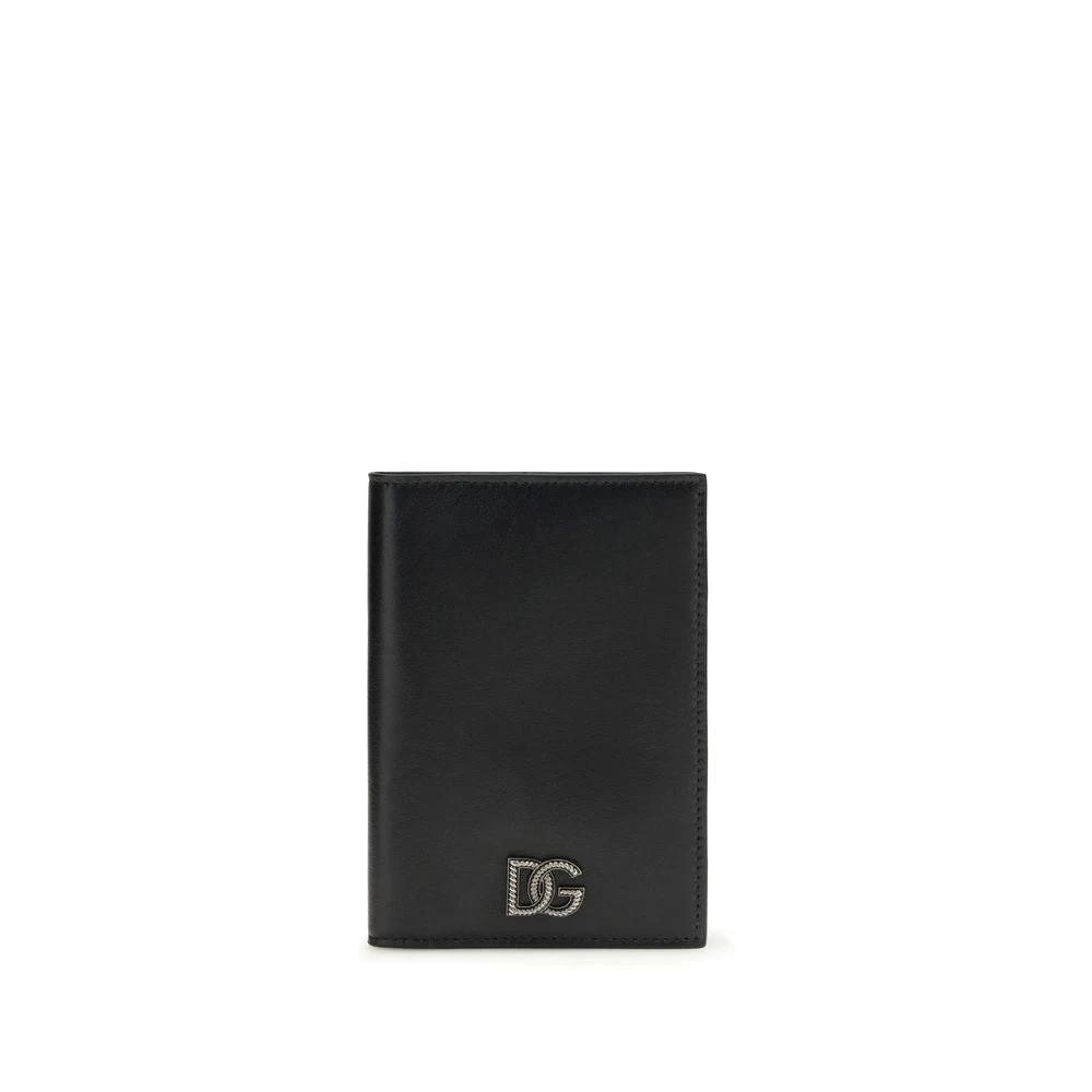 Dolce & Gabbana Black Calf Leather Bos Taurus Wallet