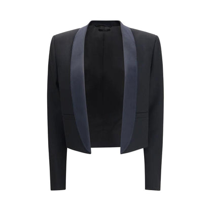 Tom Ford Black Wool Full-Length Jacket