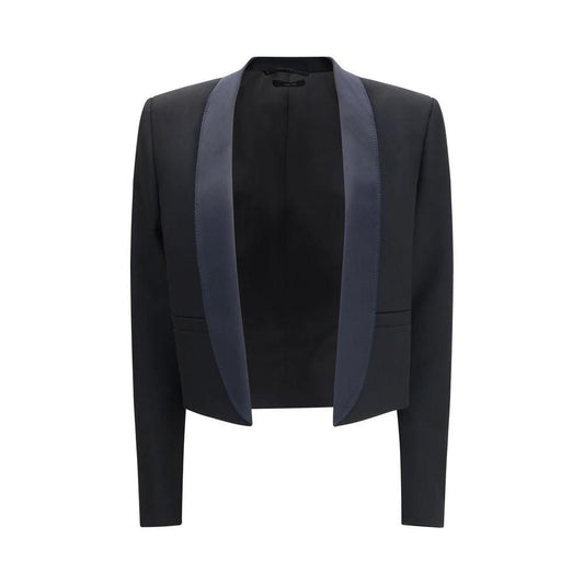Tom Ford Black Wool Full-Length Jacket