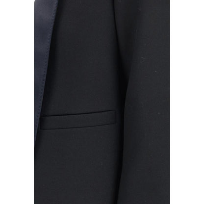 Tom Ford Black Wool Full-Length Jacket