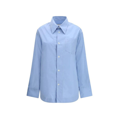 Ami Paris Blue Cotton Dress Shirt by Ami Paris