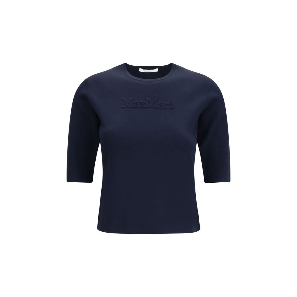 T-shirt Max Mara Pure femme Mxpauster en viscose crème – MA-2611361098600004