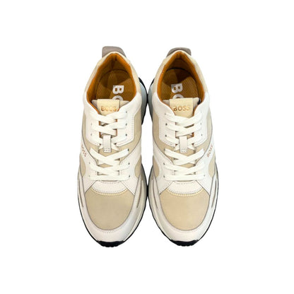Hugo Boss White Leather Men Sneaker