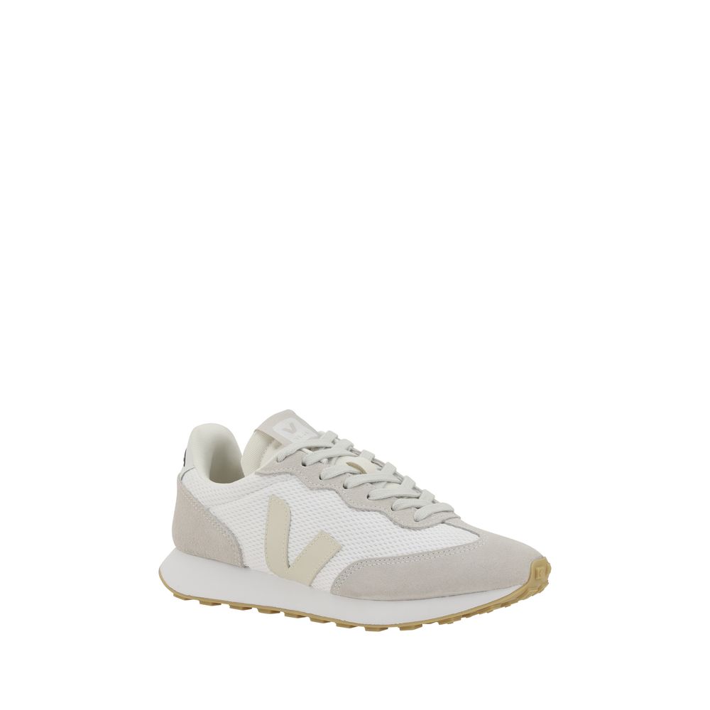Veja White Rubber Athletic Sneakers