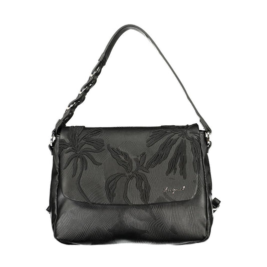 Sac à dos Desigual femme convertible en polyuréthane noir – DE-43195