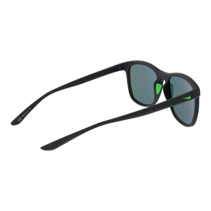 Nike Lunettes de Soleil Plastique Noires Carré Monture Pleine Pour Homme Sport Urbain UV400