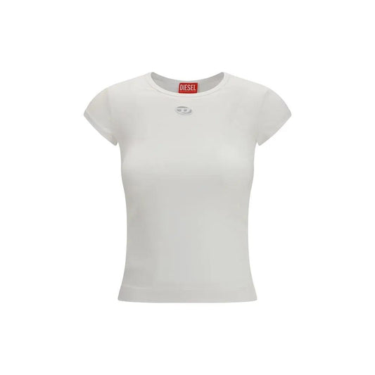 Diesel White Cotton T-Shirt by Diesel